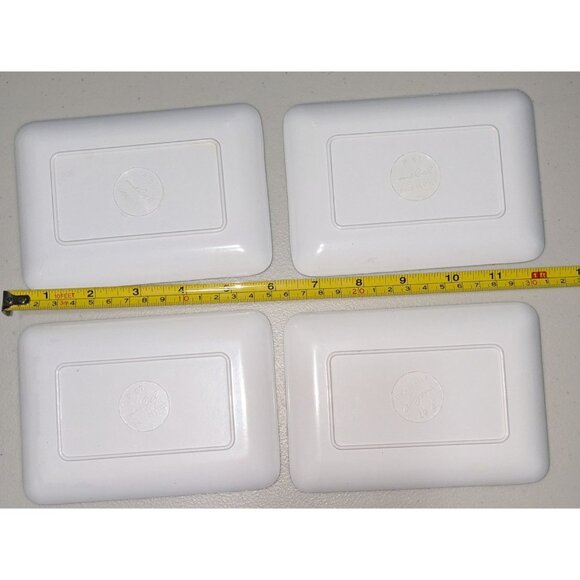 Small tray Set 4 Italy Michelangelo Sistine Chapel Melamine dish - Picture 6 of 9